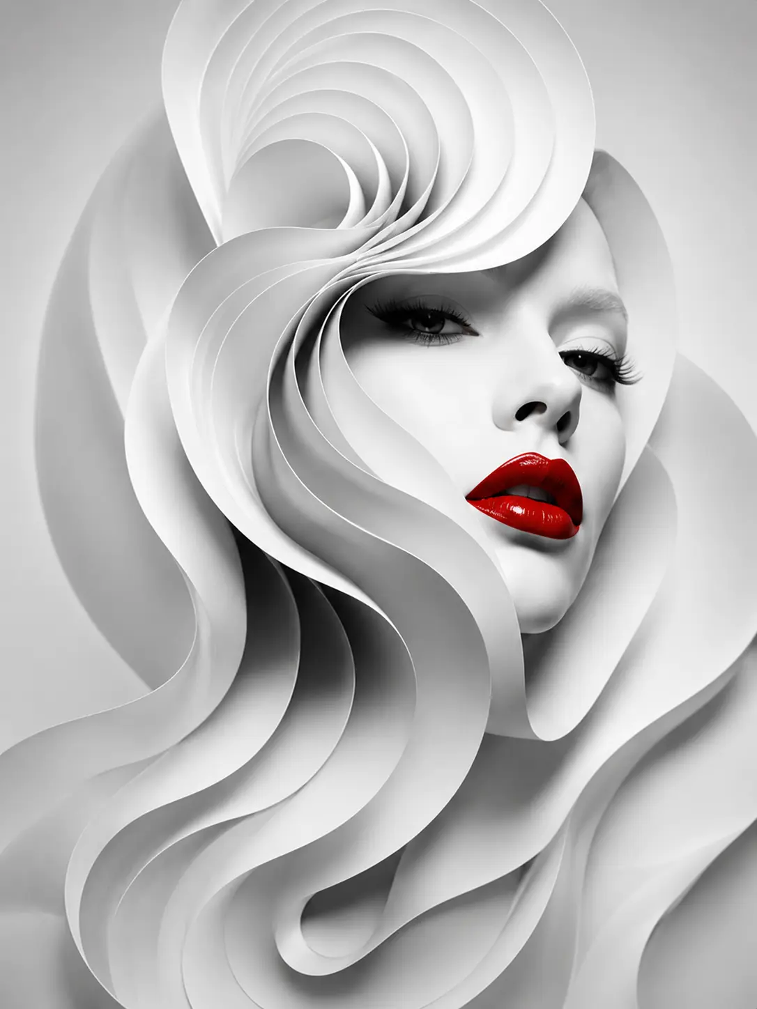 Ember Within — Abstract Portraits artwork by RORISPRINTS