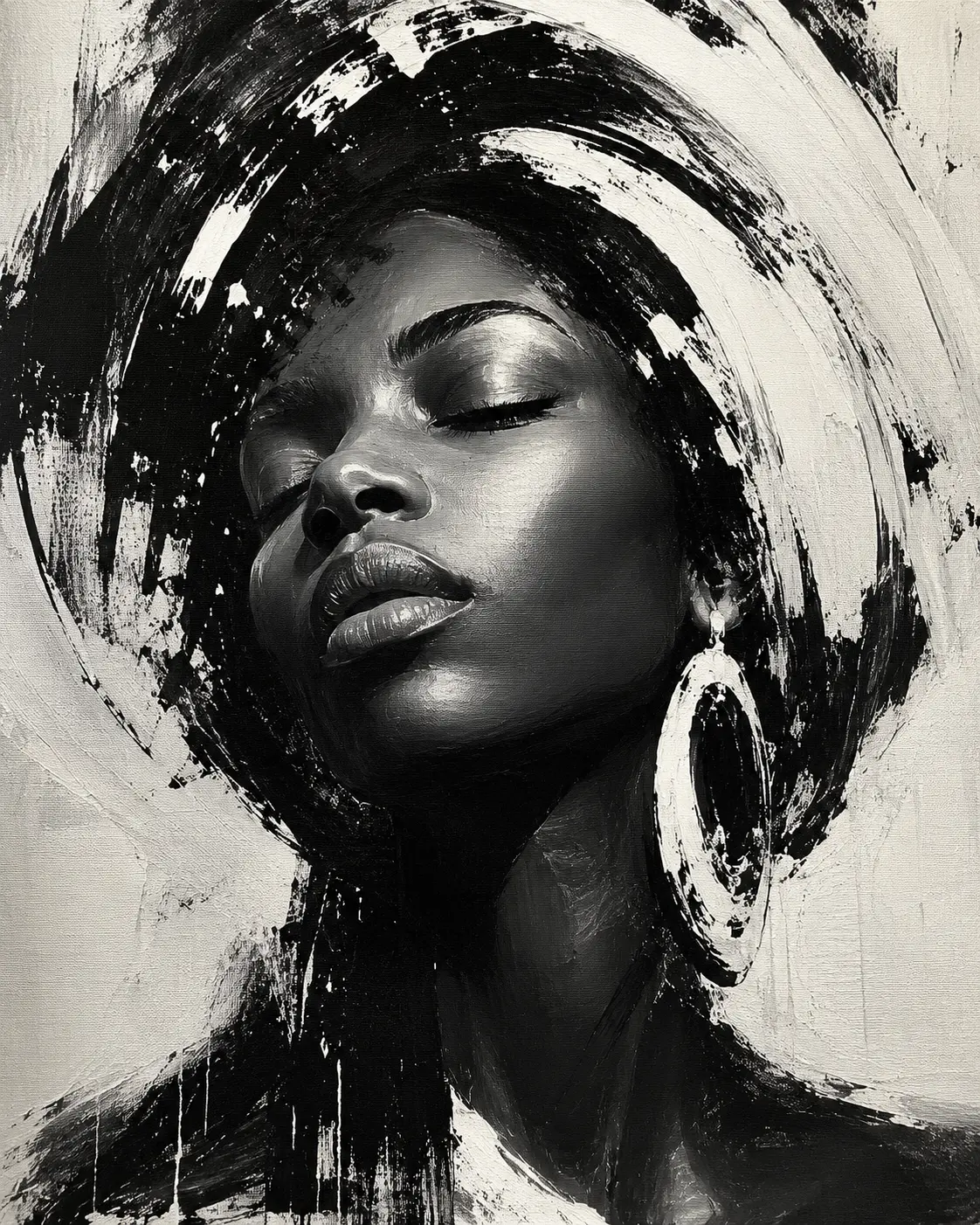 Ink Sovereign — African Woman artwork by RORISPRINTS