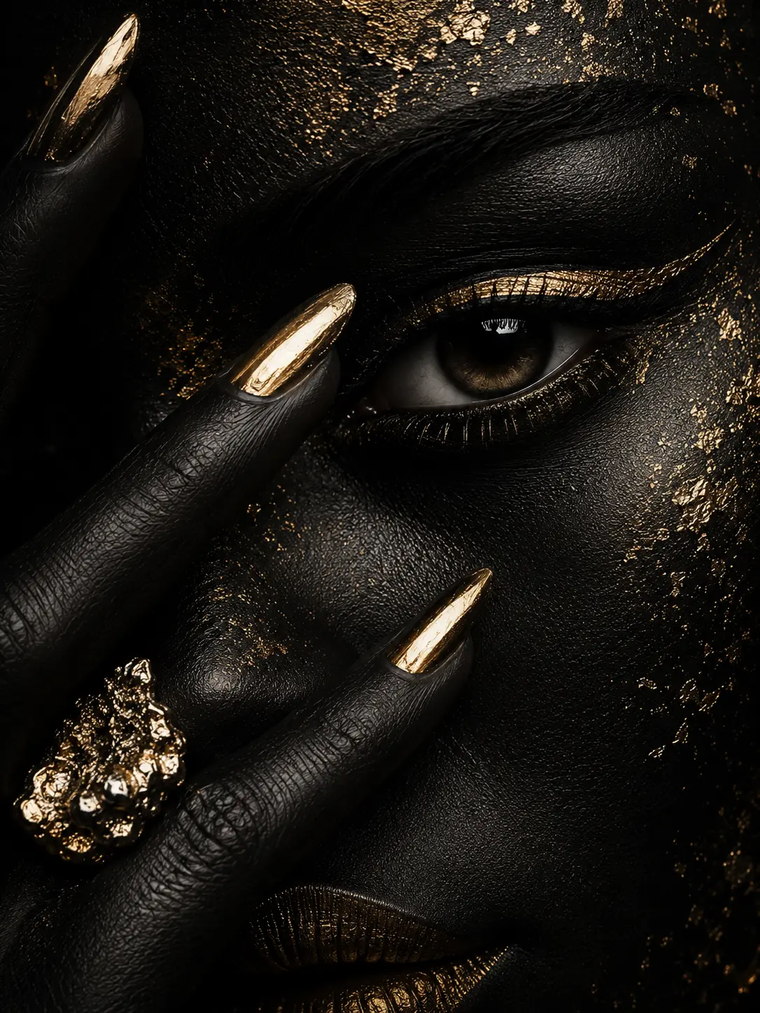 Eye of the Ancestors — African Woman artwork by RORISPRINTS
