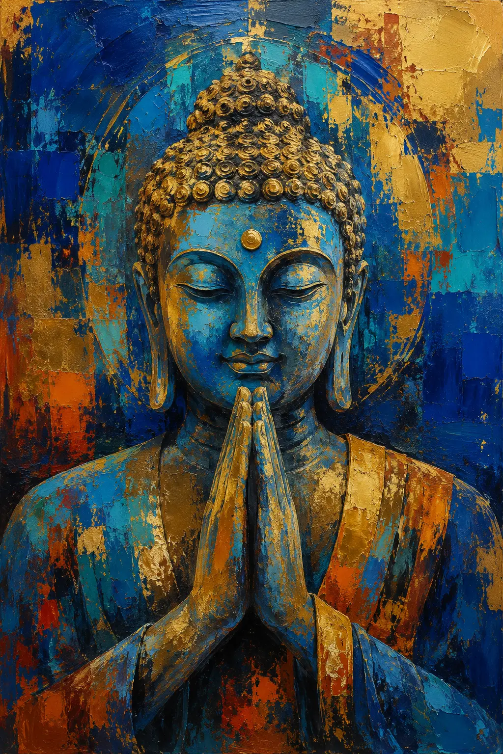Vermilion Devotion — Buddha & Divinities artwork by RORISPRINTS