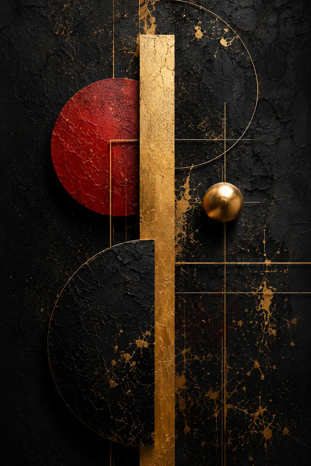 Peacock Flame — Luxury Abstracts artwork by RORISPRINTS