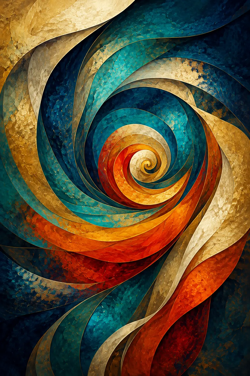 Ivory Rhythm — Luxury Abstracts artwork by RORISPRINTS