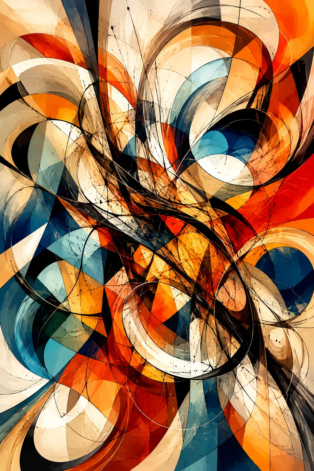 Circular Argument — Luxury Abstracts artwork by RORISPRINTS
