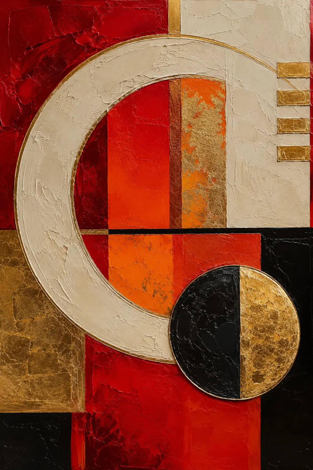 Desert Geometry — Luxury Abstracts artwork by RORISPRINTS
