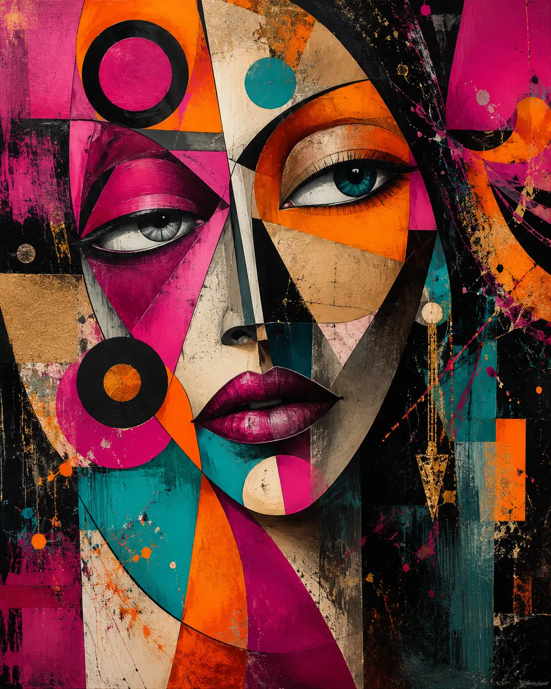 Geometric Dreamer — Surrealism artwork by RORISPRINTS
